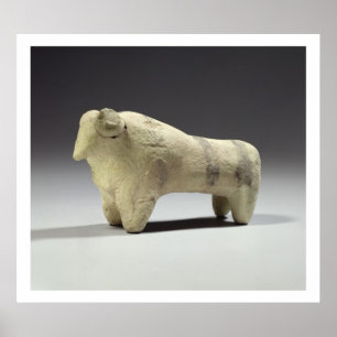 Tjur i den Ubaid stilen, c.4000-3500 BC (terracott Poster