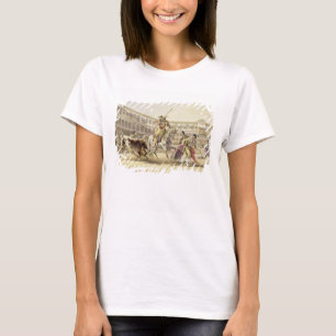 Tjur som laddar en Picador, 1865 (färglithoen) T Shirt