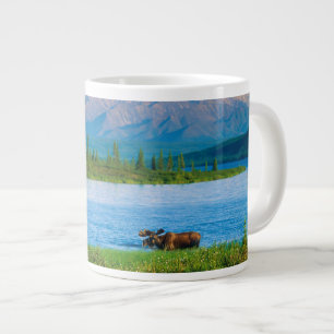 Tjurälg i Wonder Lake Jumbo Mugg