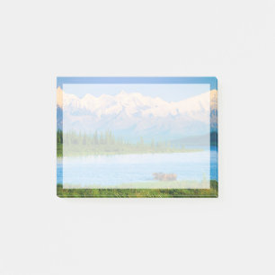 Tjurälg i Wonder Lake Post-it Block
