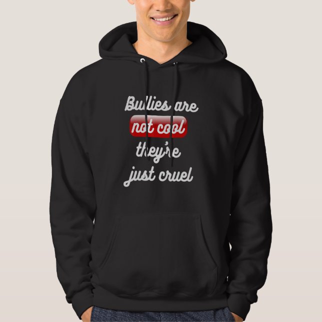 Tjurar är inte Coola Theyu2019re Endast grå anti-B Hoodie (Framsida)