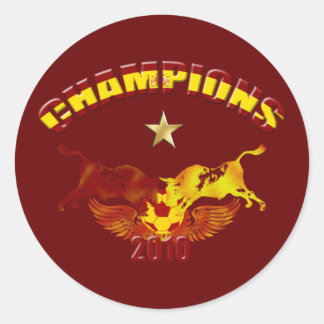 Tjurar i Champions toro 2010 Runt Klistermärke