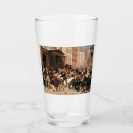 Tjurar och päron på Lagrar-marknaden (W.H. Beard) Glaskopp