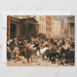 Tjurar och päron på Lagrar-marknaden (W.H. Beard) Kort