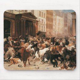 Tjurar och päron på Lagrar-marknaden (W.H. Beard) Musmatta