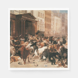 Tjurar och päron på Lagrar-marknaden (W.H. Beard) Pappersservett