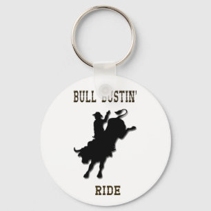 TjurBustin ritt Keychain Nyckelring