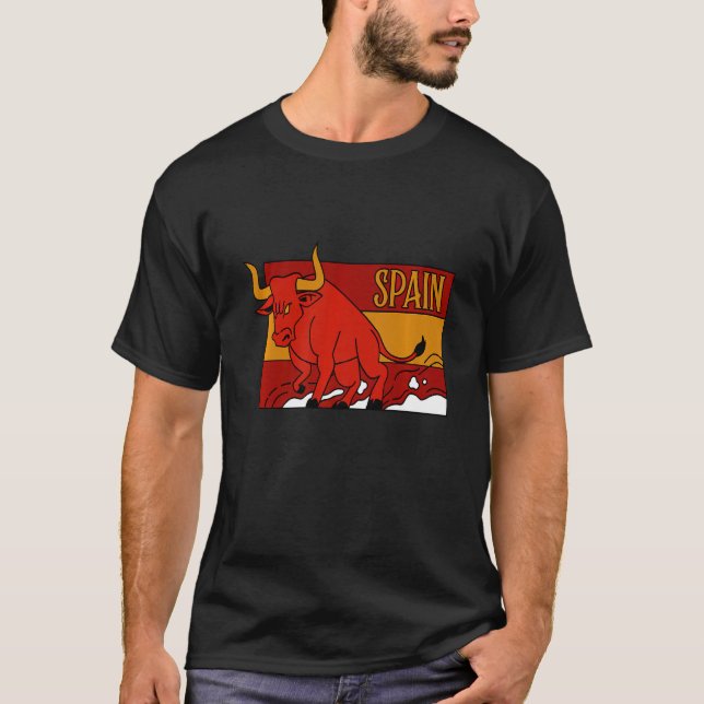 Tjurfäktning i Spanien T Shirt (Framsida)