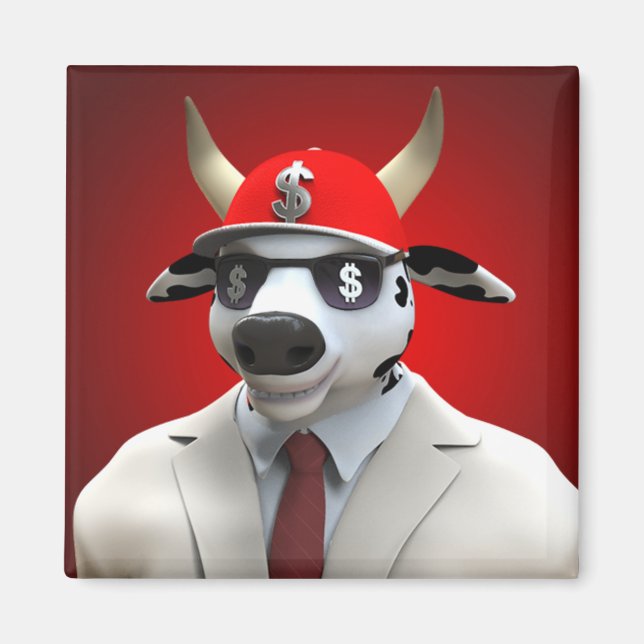 tjurfäktning magnet (Framsidan)