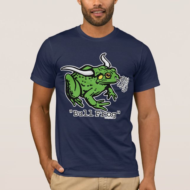 TjurgrodaBullfrog vid Mudge studior T-shirt (Framsida)