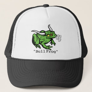 TjurgrodaBullfrog vid Mudge studior Truckerkeps