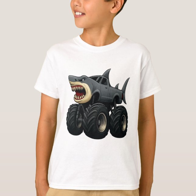 Tjurhaj Monstertruck T Shirt (Framsida)