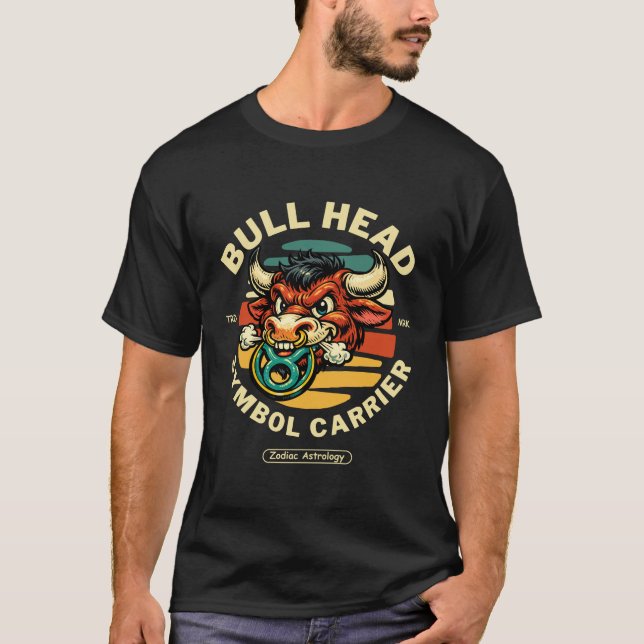 Tjurhuvud symbolbärare t shirt (Framsida)