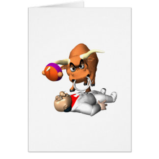 Tjurkämpe 2 hälsningskort