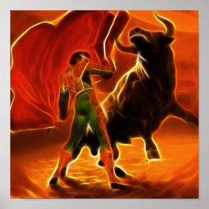Tjurkämpe och El Toro Poster
