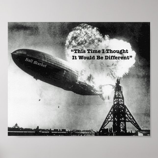 Tjurmarknadskrasch Humor Poster (Framsidan)