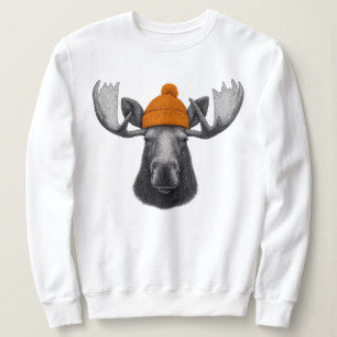 Tjurrälv med mössa – Fjällvildlivsbesättning T Shirt