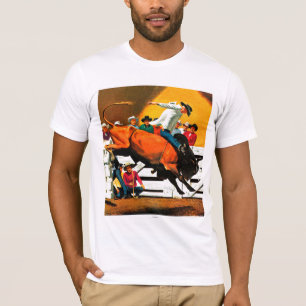 Tjurridning av Fred Ludekens Tee Shirt
