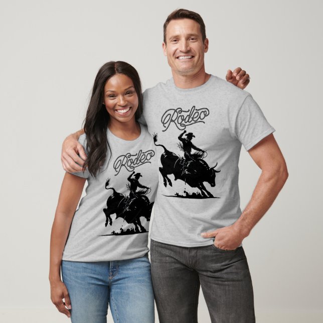 Tjurryttare Rodeo T Shirt (Unisex)