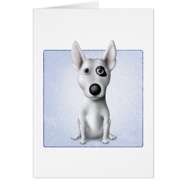 TjurTerrier Hälsningskort (Framsidan)