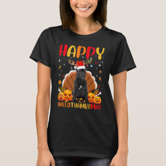 Tjurterrier Hund Tjurterrier Hellothanksmas 1 T Shirt