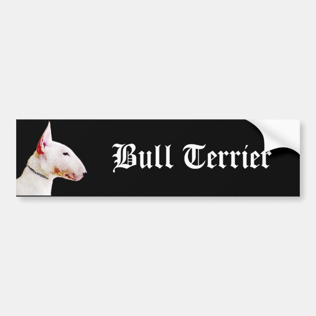 TjurTerrierbildekal Bildekal (Framsidan)