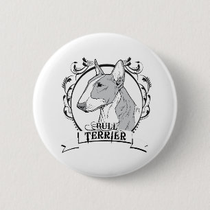 TjurTerrierT-tröja Knapp