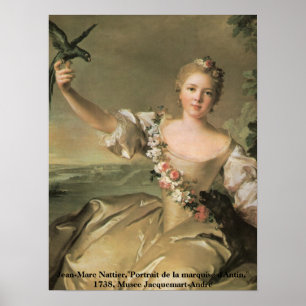 Tjusa Beauty_1, mer nattier Jean-Marc, "Portrai… Poster