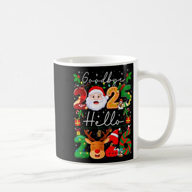 Tjusig 2025 Hej 2026 Gott nytt år Chris Kaffemugg (Höger)