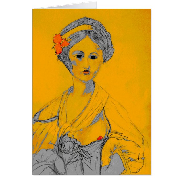 Tjusning Hälsningskort (Framsidan)