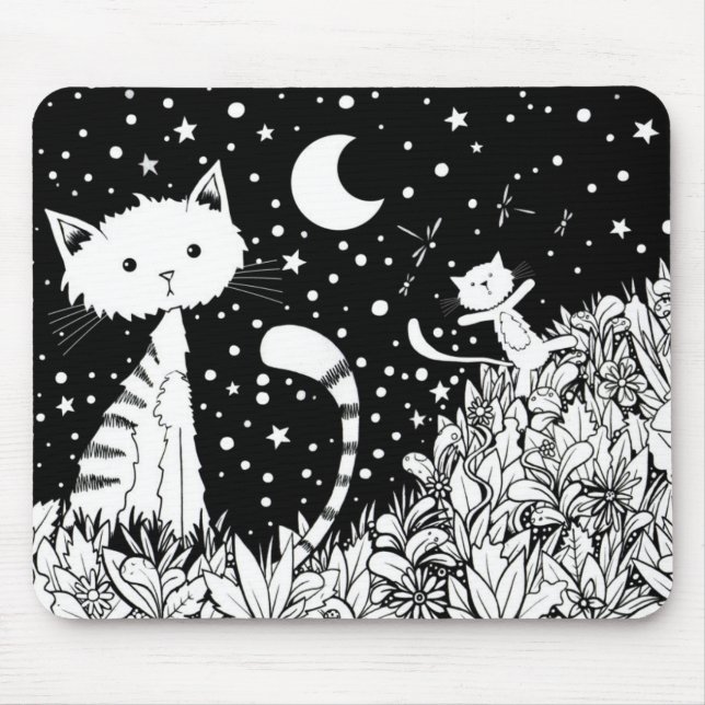 Tjusning - musen vadderar musmatta (Framsidan)