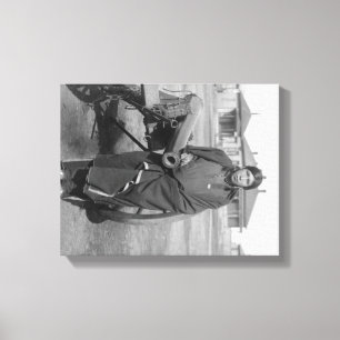 "Tjusta hästar" som lew Lieut. Casey Photograph Canvastryck