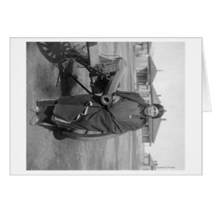"Tjusta hästar" som lew Lieut. Casey Photograph Hälsningskort