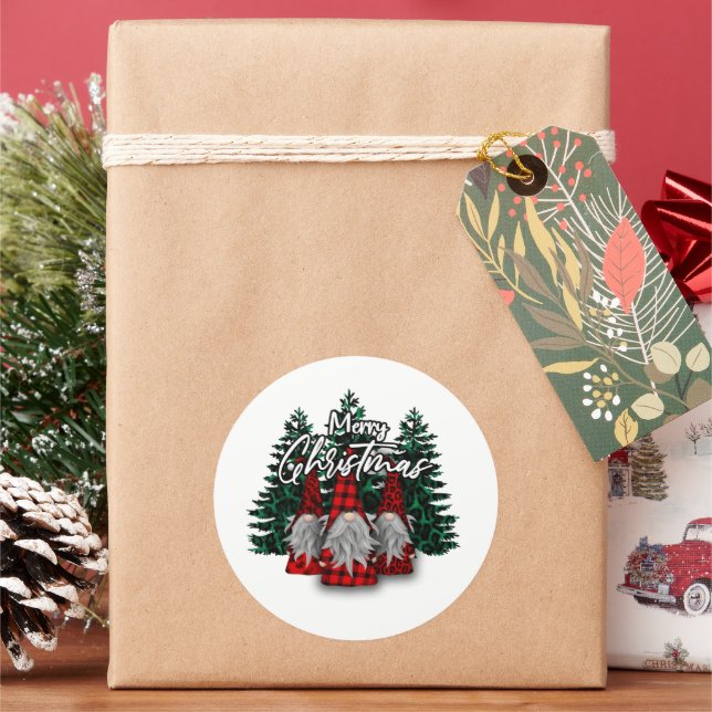 Tjusta julgnomer, Helgdag Runt Klistermärke (Semester)