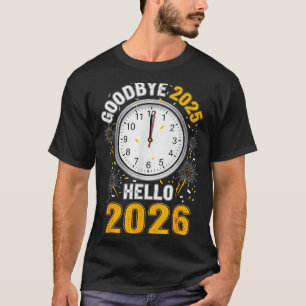 Tjusväst 2025 Hej 2026 Te med klocka Nyår 20 T Shirt