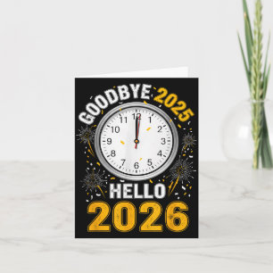 Tjusväst 2025 Hej 2026 Tee Med Klocka Nyår 20 Kort