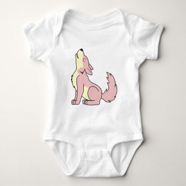 Tjuta babyrosavargen t-shirt (Framsida)