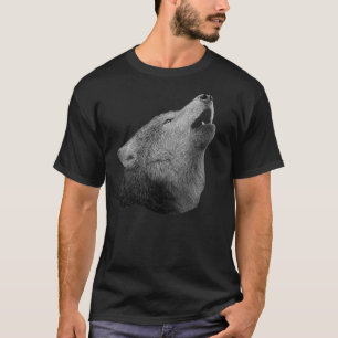 Tjuta den Stylized vargen - avbilda T-shirt