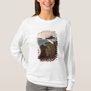 Tjuta kranen, från 'fåglar av America T Shirt