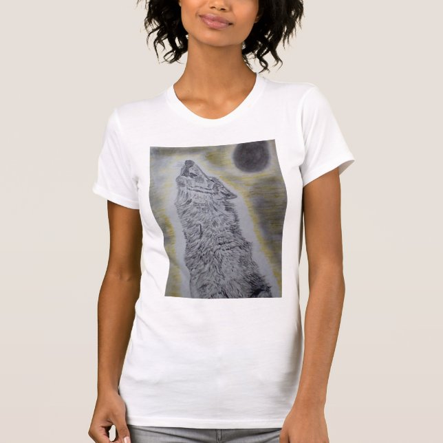 Tjuta vargdesign tee (Framsida)
