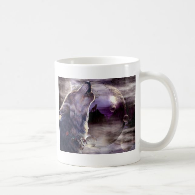 Tjuta vargen kaffemugg (Höger)