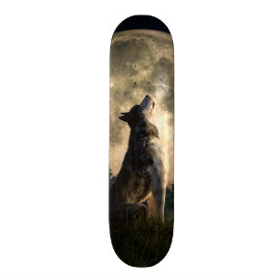Tjuta vargen skateboard bräda 19,5 cm