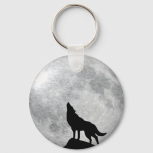 Tjuta vargfullmånen Keychain Nyckelring