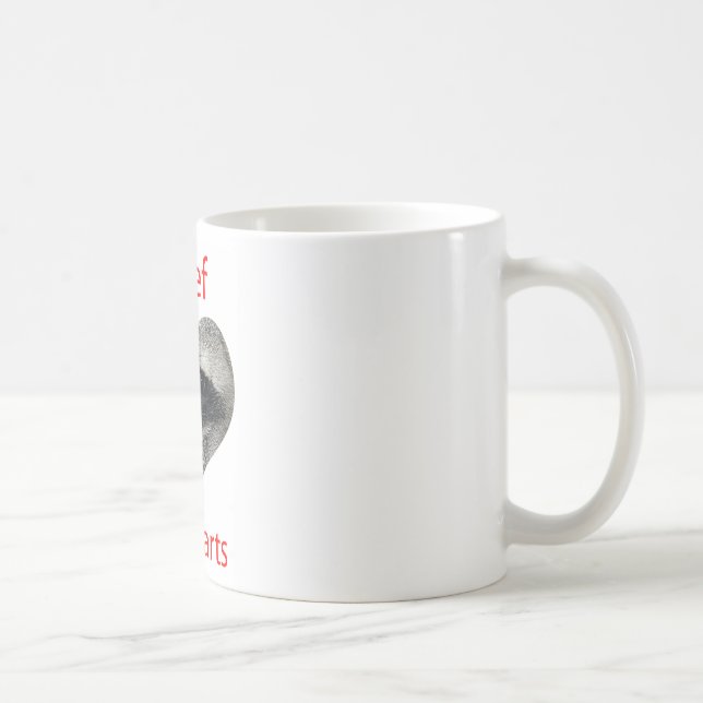Tjuv av hjärtor kaffemugg (Höger)