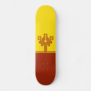 Tjuvasjien flagga mini skateboard bräda 18,5 cm