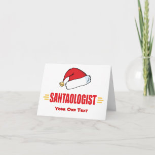 Tjuvel Santa Hat Helgkort