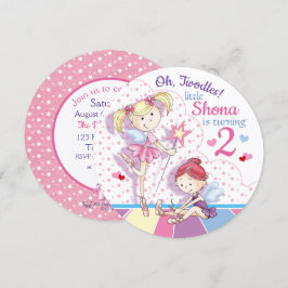 Tjuveler, Cute Ballet Girls, 2 år Inbjudningar