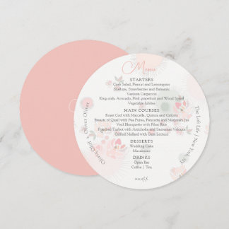 Tjuvhet Tea Ro Bröllop Circle Meny