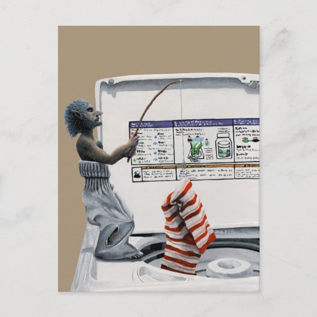 Tjuvjakt Fantasy Art Postcard Vykort (Framsida)