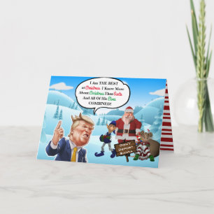 Tjuvlig Arrogant-julklapp Helgkort